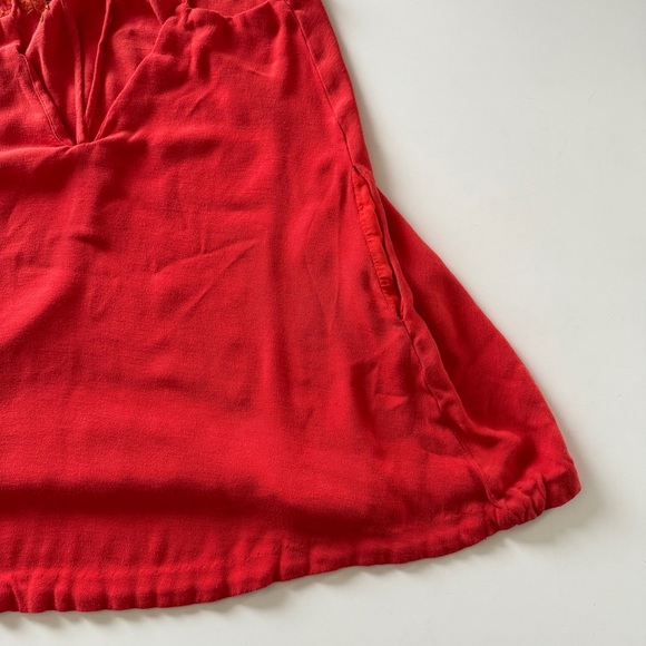 Free People-Embroidered-Flower Fields-Shift Dees-Strappy-Low Back-Fall-Size M - Picture 7 of 16